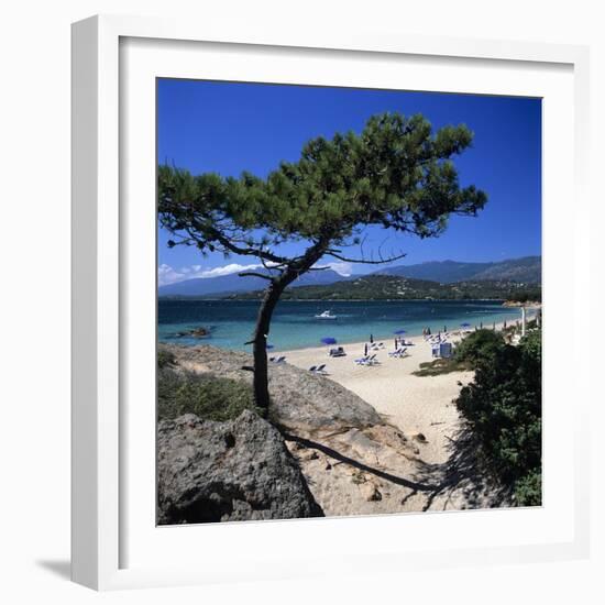 Beach View, Cala Rossa, South East Corsica, Corsica, France, Mediterranean, Europe-Stuart Black-Framed Photographic Print