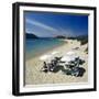 Beach View, Cala Rossa, Southeast Corsica, Corsica, France, Mediterranean, Europe-Stuart Black-Framed Photographic Print