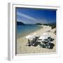 Beach View, Cala Rossa, Southeast Corsica, Corsica, France, Mediterranean, Europe-Stuart Black-Framed Photographic Print