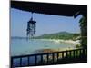 Beach View from Bungalow, Laem Yai Hut Home, Hat Sai Kaew Beach, Ko Samet Island, Rayong, Thailand-Richard Nebesky-Mounted Photographic Print