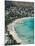 Beach View from Monte Pellegrino, Mondello, Sicily, Italy-Walter Bibikow-Mounted Photographic Print