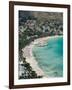 Beach View from Monte Pellegrino, Mondello, Sicily, Italy-Walter Bibikow-Framed Photographic Print