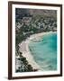 Beach View from Monte Pellegrino, Mondello, Sicily, Italy-Walter Bibikow-Framed Photographic Print