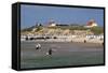 Beach View, Lokken, Jutland, Denmark, Scandinavia, Europe-Stuart Black-Framed Stretched Canvas