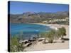 Beach View, Paleohora, Chania Region, Crete, Greek Islands, Greece, Europe-Stuart Black-Stretched Canvas