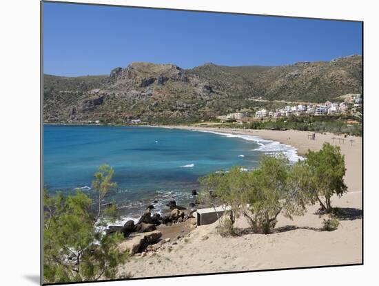 Beach View, Paleohora, Chania Region, Crete, Greek Islands, Greece, Europe-Stuart Black-Mounted Photographic Print