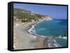 Beach View, Tertsa, Heraklion Region, Crete, Greek Islands, Greece, Europe-Stuart Black-Framed Stretched Canvas