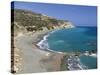 Beach View, Tertsa, Heraklion Region, Crete, Greek Islands, Greece, Europe-Stuart Black-Stretched Canvas
