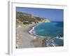 Beach View, Tertsa, Heraklion Region, Crete, Greek Islands, Greece, Europe-Stuart Black-Framed Photographic Print