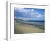 Beach View to Culver Cliff, Sandown, Isle of Wight, England, United Kingdom-David Hunter-Framed Photographic Print