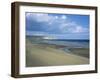 Beach View to Culver Cliff, Sandown, Isle of Wight, England, United Kingdom-David Hunter-Framed Photographic Print