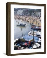 Beach, Viking Bay, Broadstairs, Kent, England, United Kingdom, Europe-Ethel Davies-Framed Photographic Print