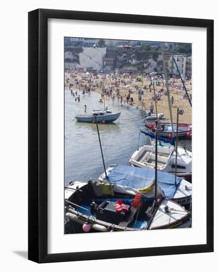 Beach, Viking Bay, Broadstairs, Kent, England, United Kingdom, Europe-Ethel Davies-Framed Photographic Print