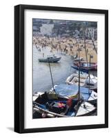 Beach, Viking Bay, Broadstairs, Kent, England, United Kingdom, Europe-Ethel Davies-Framed Photographic Print