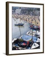 Beach, Viking Bay, Broadstairs, Kent, England, United Kingdom, Europe-Ethel Davies-Framed Photographic Print