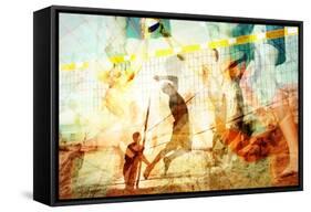 Beach Volleyball 1-THE Studio-Framed Stretched Canvas