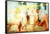 Beach Volleyball 1-THE Studio-Framed Stretched Canvas