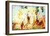 Beach Volleyball 1-THE Studio-Framed Premium Giclee Print