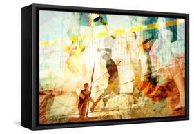 Beach Volleyball 1-THE Studio-Framed Stretched Canvas