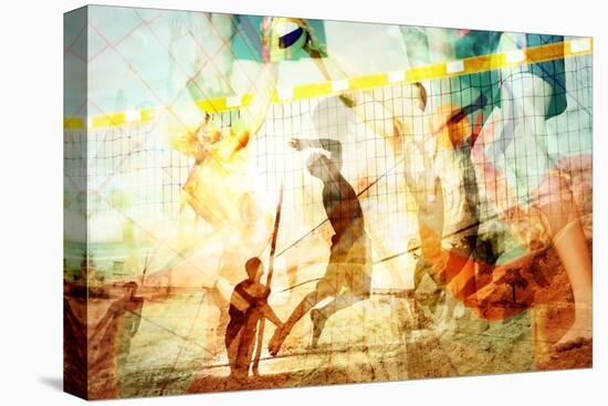 Beach Volleyball 1-THE Studio-Stretched Canvas