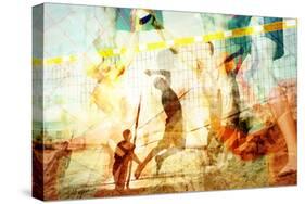 Beach Volleyball 1-THE Studio-Stretched Canvas