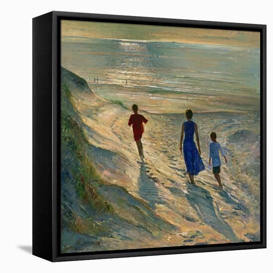 Beach Walk, 1994-Timothy Easton-Framed Stretched Canvas