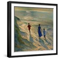 Beach Walk, 1994-Timothy Easton-Framed Giclee Print