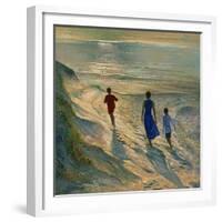 Beach Walk, 1994-Timothy Easton-Framed Giclee Print