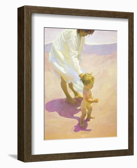 Beach Walk-John Asaro-Framed Giclee Print