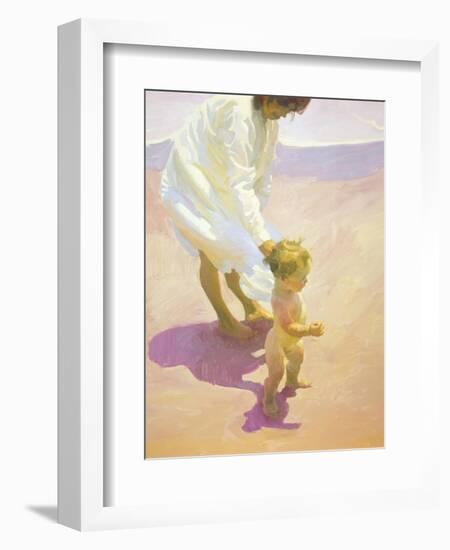 Beach Walk-John Asaro-Framed Giclee Print