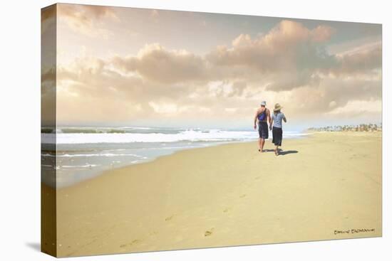 Beach Walk-Carlos Casamayor-Stretched Canvas