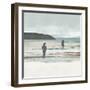 Beach Walking II-Flora Kouta-Framed Art Print