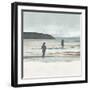 Beach Walking II-Flora Kouta-Framed Art Print