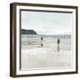 Beach Walking III-Flora Kouta-Framed Art Print