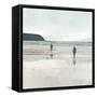 Beach Walking III-Flora Kouta-Framed Stretched Canvas