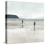 Beach Walking III-Flora Kouta-Stretched Canvas