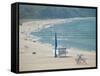 Beach, Warnemunde, Germany-Russell Young-Framed Stretched Canvas