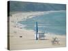 Beach, Warnemunde, Germany-Russell Young-Stretched Canvas