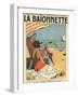 Beach Watchers-Georges Leonnec-Framed Art Print