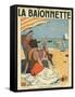 Beach Watchers-Georges Leonnec-Framed Stretched Canvas