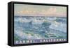 Beach Waves, Carmel, California-null-Framed Stretched Canvas