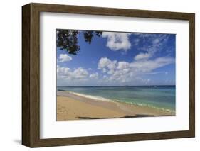 Beach, West Coast, Barbados, West Indies, Caribbean, Central America-Eleanor Scriven-Framed Photographic Print