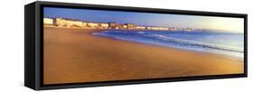 Beach, Weymouth, Dorset, England-null-Framed Stretched Canvas