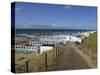 Beach Wind Breaks, North Sea Resort of Zandvoort, Netherlands, Europe-Rennie Christopher-Stretched Canvas