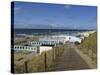 Beach Wind Breaks, North Sea Resort of Zandvoort, Netherlands, Europe-Rennie Christopher-Stretched Canvas