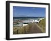 Beach Wind Breaks, North Sea Resort of Zandvoort, Netherlands, Europe-Rennie Christopher-Framed Photographic Print