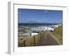 Beach Wind Breaks, North Sea Resort of Zandvoort, Netherlands, Europe-Rennie Christopher-Framed Photographic Print