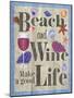 Beach Wine Life-Kimura Designs-Mounted Giclee Print
