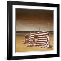 Beach with Armchairs, 2009-Henri Sarla-Framed Art Print