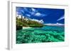 Beach with Coral Reef on South Side of Upolu, Samoa Islands-Martin Valigursky-Framed Photographic Print